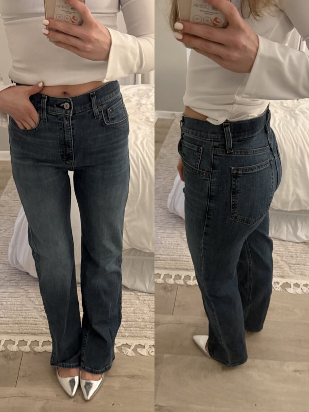 Abercrombie & Fitch Dark Wash High Rise 90s Relaxed Jeans